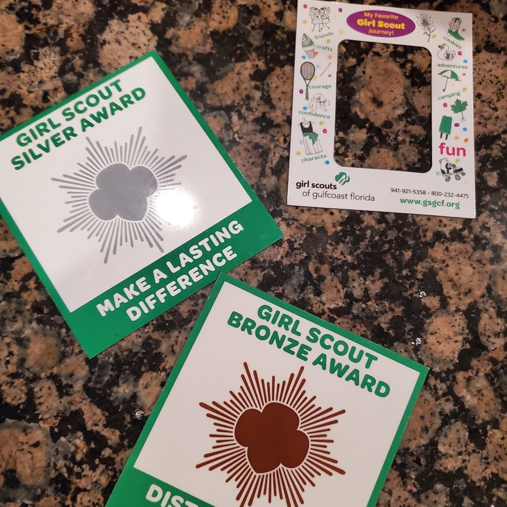 Pack of 3 Girl Scout Magnets